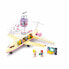 SLUBAN Girls Dream Plane + Control Tower 384 Pieces Construction Game