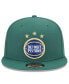 Фото #3 товара Men's Hunter Green Detroit Pistons 2022/23 City Edition Official 9FIFTY Snapback Adjustable Hat