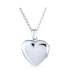 Фото #4 товара Saying I LOVE YOU Puff Heart Locket That Holds Picture For Women For Sterling Silver Photo Holder