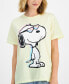 ფოტო #3 პროდუქტის Juniors' Snoopy Graphic T-Shirt