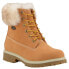 Фото #2 товара Lugz Convoy Faux Fur Lace Up Womens Beige Casual Boots WCNYFK-7431