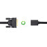 Adapter przejściówka z HDMI (żeński) do DVI (męski) 0.15m czarny