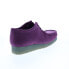 Фото #23 товара Clarks Wallabee 26168860 Mens Purple Suede Oxfords & Lace Ups Casual Shoes