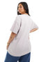 Фото #4 товара ASOS DESIGN Curve oversized t-shirt in washed lilac