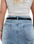 Фото #6 товара ASOS DESIGN CURVE waist and hip jeans belt with oval buckle design