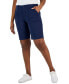 Фото #1 товара Women's Mid Rise Stretch-Waist Shorts, Created for Macy's