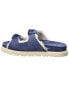 Фото #2 товара Alexandre Birman Lolita Shearling Slide Women's Blue 36