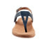 Фото #5 товара Softwalk Brea S2104-400 Womens Blue Narrow Leather Slingback Sandals Shoes