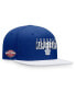 Фото #1 товара Men's Blue, White Toronto Maple Leafs Fundamental Colorblocked Snapback Hat