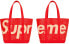 Сумка Supreme Raffia Tote SUP-SS20-729, стильная мужская сумка Supreme Raffia, Week 17. 红色 - фото #6