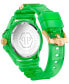 Unisex The Skull Scuba Duba Green Silicone Strap Watch 44mm