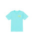 Viz Fray Short Sleeve T-shirt Crete Blue, S - фото #1