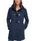 Фото #1 товара Women's Hooded Toggle Walker Coat, Created for Macy's