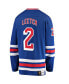 Фото #4 товара Men's Brian Leetch Blue New York Rangers Premier Breakaway Retired Player Jersey