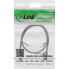 Фото #4 товара InLine Patch cable slim - U/FTP - Cat.8.1 - TPE halogen-free - grey 1,5m