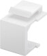 Фото #1 товара Wentronic Keystone Cover (Pack of 4) - white - Dust cover - Plastic - White - 16.8 mm - 4 pc(s)