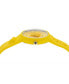 ფოტო #2 პროდუქტის Women's Swiss Medusa Pop Yellow Silicone Strap Watch 39mm