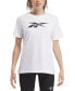 Women's Cotton Vector Graphic Short-Sleeve Tee Белый, XL - фото #1