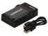 Duracell Digital Camera Battery Charger - USB - FujiFilm NP48 - NP-50 - Pentax D-LI68 - Kodak KLIC-7004 - Black - Indoor battery charger - 5 V - 5 V