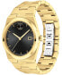 ფოტო #2 პროდუქტის Men's Quest Swiss Quartz Ionic Gold PVD Steel 40mm Watch