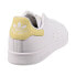 Фото #3 товара Adidas Stan Smith Men's Shoes Cloud White-Easy Yellow EF4335