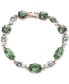 ფოტო #1 პროდუქტის Crystal Stone Link Flex Bracelet