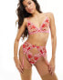 Фото #1 товара Ann Summers Heart Bouquet suspender belt in pink