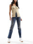 Фото #5 товара Pimkie straight leg jeans in mid blue wash