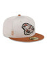 Фото #4 товара Men's Stone, Brown Cincinnati Reds 2024 Clubhouse 59FIFTY Fitted Hat