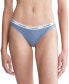 Фото #2 товара Women's Modern Logo Low-Rise Bikini Underwear QD5044