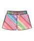 ფოტო #4 პროდუქტის Girl French Terry Short Rainbow Stripe - Toddler|Child