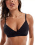 Фото #4 товара Pieces seamless triangle bra in black