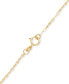 ფოტო #3 პროდუქტის Butterfly Openwork 18" Pendant Necklace in 10k Gold