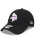 Фото #3 товара Men's Black Minnesota Vikings 2023 NFL Crucial Catch 9FORTY Adjustable Hat