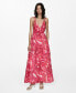 ფოტო #1 პროდუქტის Women's Double Straps Printed Dress