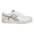 Фото #1 товара Diadora Magic Basket Low Icona Lace Up Mens White Sneakers Casual Shoes 178568-