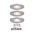 Фото #4 товара PAULMANN 943.01 - Recessed lighting spot - Non-changeable bulb(s) - 1 bulb(s) - LED - 2700 K - Brushed iron