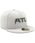 Фото #2 товара Men's White Atlanta Falcons Omaha ATL 59FIFTY Fitted Hat