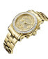 ფოტო #5 პროდუქტის Women's Laurel Diamond (1/10 ct.t.w.) 18k Gold Plated Stainless Steel Watch