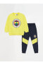 Фото #1 товара Костюм для малышей LC WAIKIKI Fenerbahçe Беби велосипедный костюм с круглым воротом, кофта и брюки