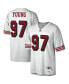 Фото #4 товара Men's Bryant Young White San Francisco 49ers 1994 Legacy Replica Jersey