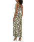 ფოტო #2 პროდუქტის Floral Square-Neck Smocked-Back Maxi Dress