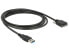 Фото #1 товара Delock 83599 - 3 m - USB A - Micro-USB B - USB 3.2 Gen 1 (3.1 Gen 1) - Male/Male - Black