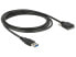 Фото #1 товара Разъем USB Delock 83599 - 3 м - USB A - Micro-USB B - USB 3.2 Gen 1 (3.1 Gen 1) - Male/Male - черный