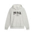 Puma Squad Pullover Hoodie Womens Grey Casual Athletic Outerwear 62148904