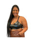 Фото #3 товара Women's Nude Shade Leather Bralette