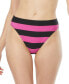 Фото #1 товара Women's Striped High-Waisted Bikini Bottoms