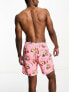 Фото #2 товара Hurley cannonball tiger swim shorts in pink