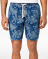 Фото #1 товара Tommy Hilfiger Men's Leaves 7" Inseam Short Blue Sz. 2XL