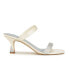 Фото #2 товара Women's Shimme Bridal Tapered Heel Dress Sandals